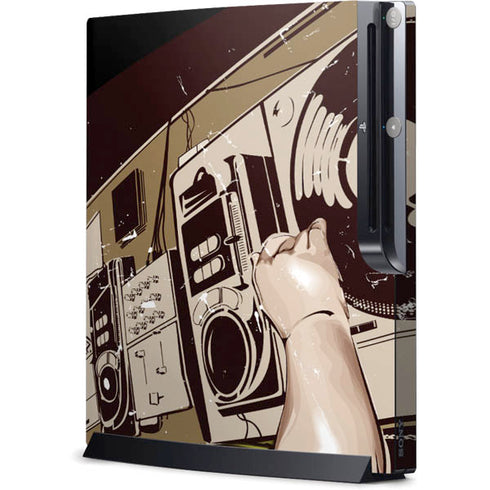DJ Spinning Playstation 3 & PS3 Slim Skin