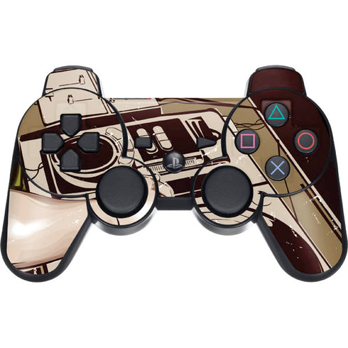 DJ Spinning PS3 Dual Shock wireless controller Skin