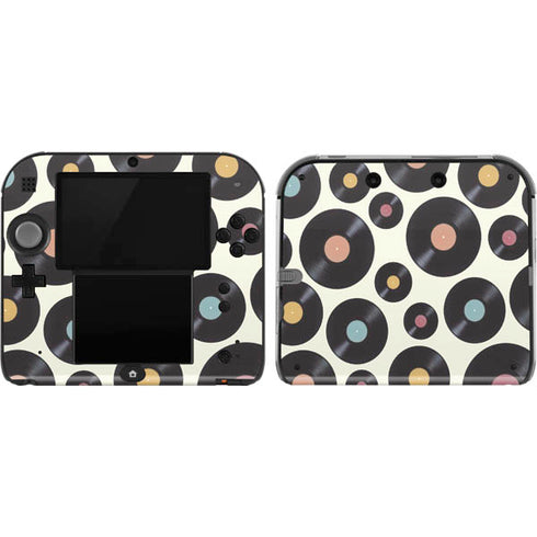 Colorful Records Nintendo 2DS Skin
