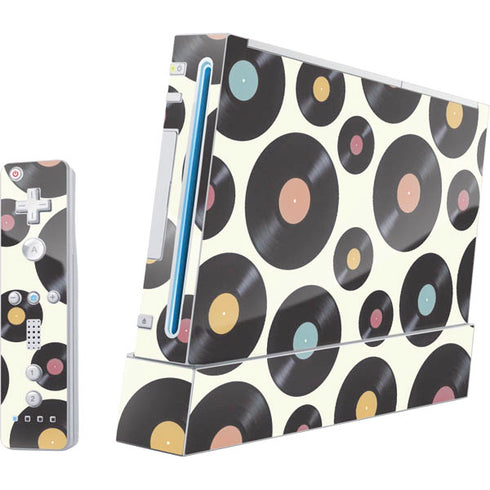 Colorful Records Nintendo Skins