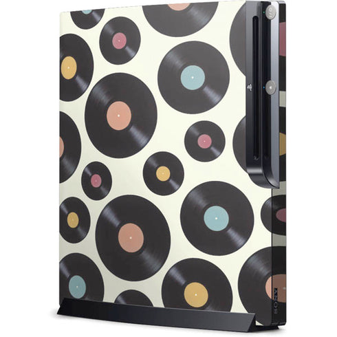 Colorful Records Playstation 3 & PS3 Slim Skin