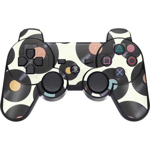 Colorful Records PS3 Dual Shock wireless controller Skin
