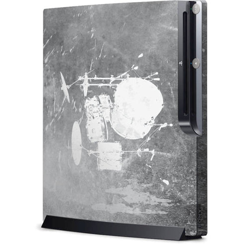 Faded Drumset Playstation 3 & PS3 Slim Skin