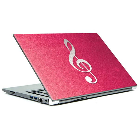 Pink Glitter Music Note Portege Z30t/Z30t-A Skin