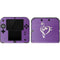 Purple Glitter Musical Heart Nintendo 2DS Skin