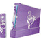 Purple Glitter Musical Heart Wii (Includes 1 Controller) Skin