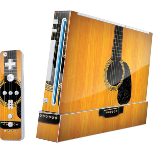 Wood Guitar Nintendo Skins
