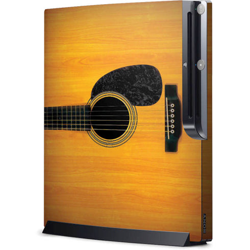 Wood Guitar Playstation 3 & PS3 Slim Skin