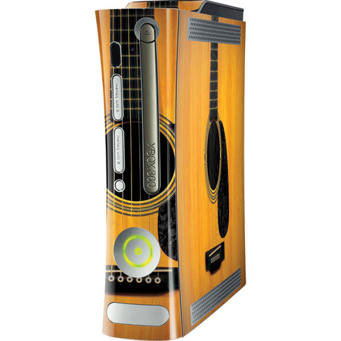 Wood Guitar Xbox 360 (Includes HDD) Skin