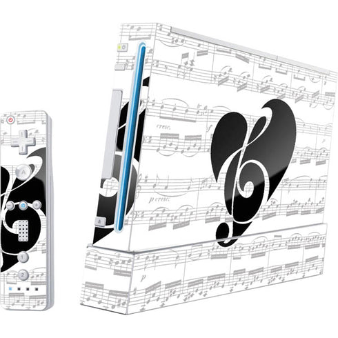 BW Musical Notes Wii (Includes 1 Controller) Skin