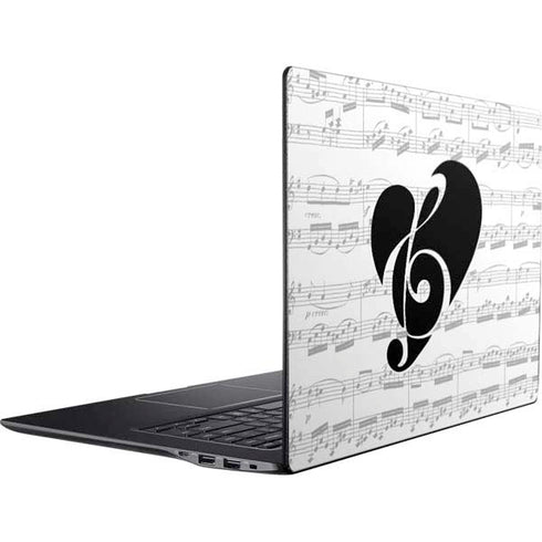 BW Musical Notes Ativ Book 9 (15.6in 2014) Skin