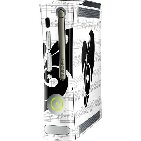 BW Musical Notes Xbox 360 (Includes HDD) Skin