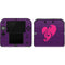 Purple Musical Notes Nintendo 2DS Skin