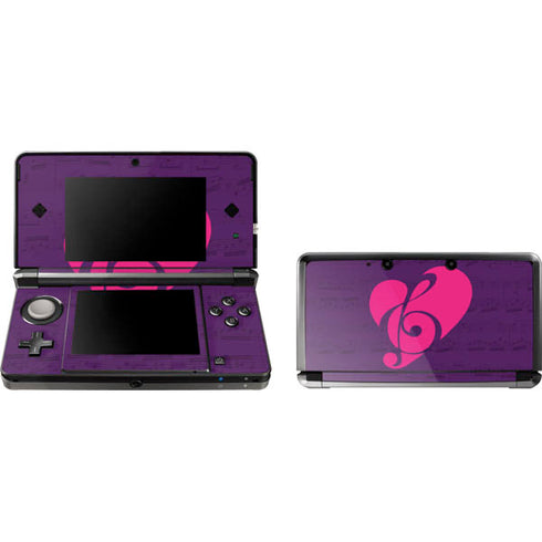 Purple Musical Notes Nintendo Skins