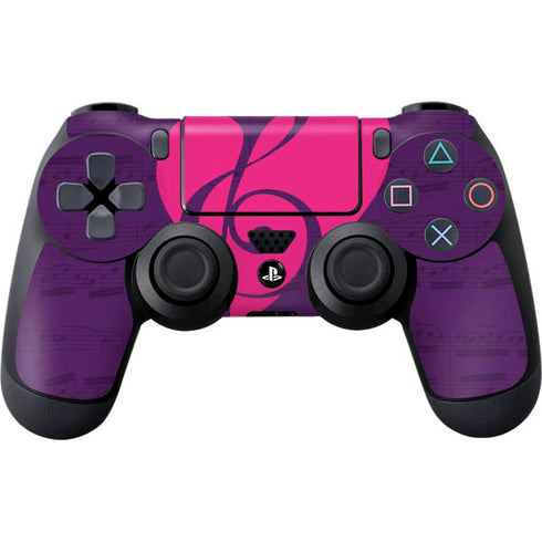 Purple Musical Notes PlayStation PS4 Skins