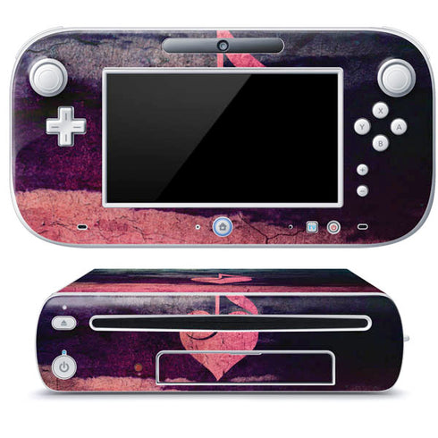 Rustic Musical Heart Wii U (Console + 1 Controller) Skin
