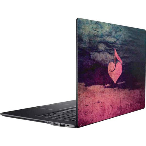 Rustic Musical Heart Ativ Book 9 (15.6in 2014) Skin