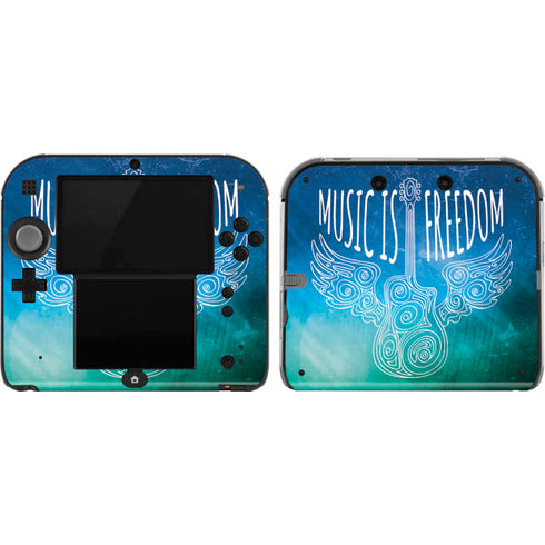 Music Is Freedom Nintendo 2DS Skin