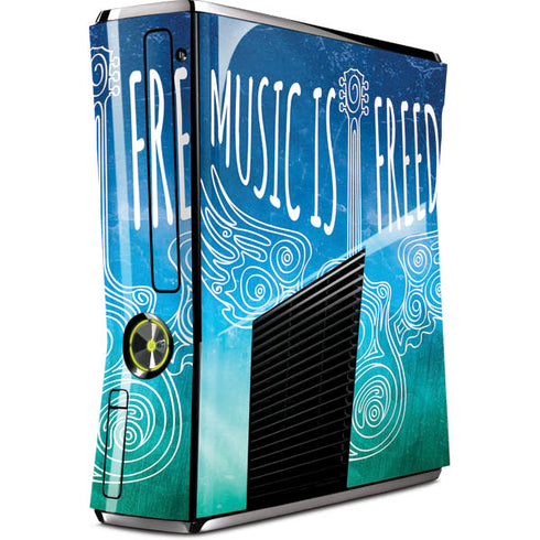 Music Is Freedom Xbox 360 Slim (2010) Skin