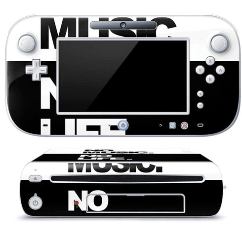 No Music No Life Wii U (Console + 1 Controller) Skin
