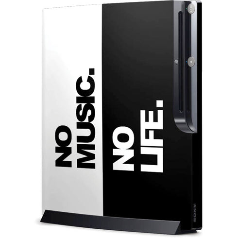 No Music No Life Playstation 3 & PS3 Slim Skin