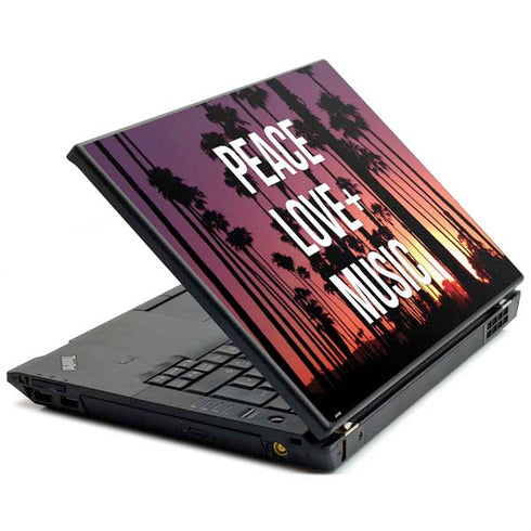 Peace Love And Music Lenovo T420 Skin