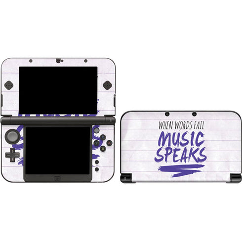 When Words Fail Music Speaks Nintendo Skins