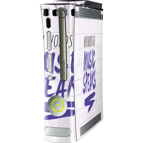 When Words Fail Music Speaks Xbox 360 (Includes HDD) Skin