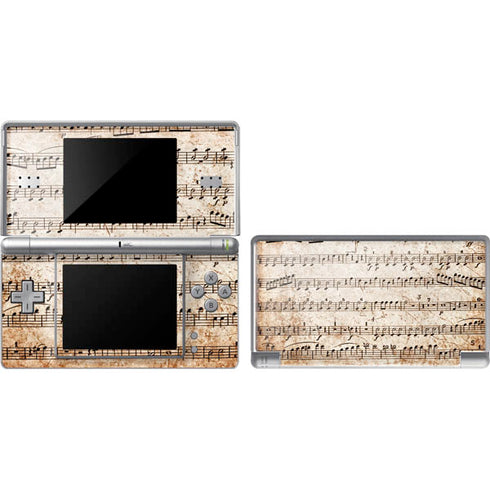 Antique Notes DS Lite Skin