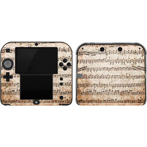 Antique Notes Nintendo Skins