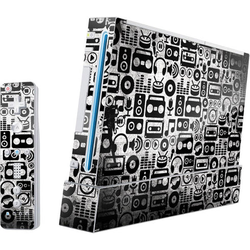 Music Pattern Wii (Includes 1 Controller) Skin