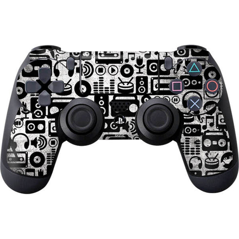 Music Pattern PlayStation PS4 Skins