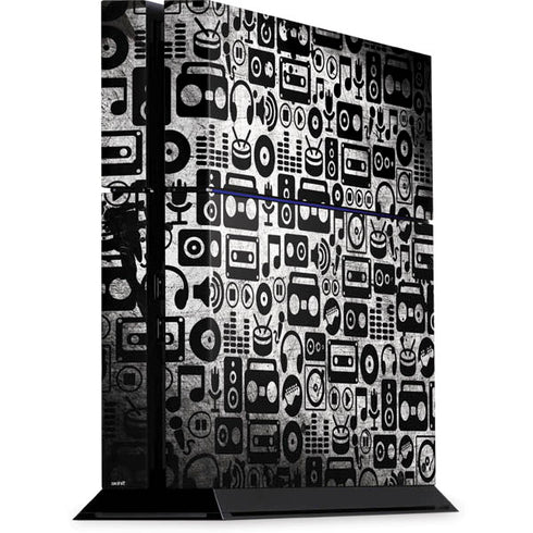 Music Pattern PlayStation PS4 Skins