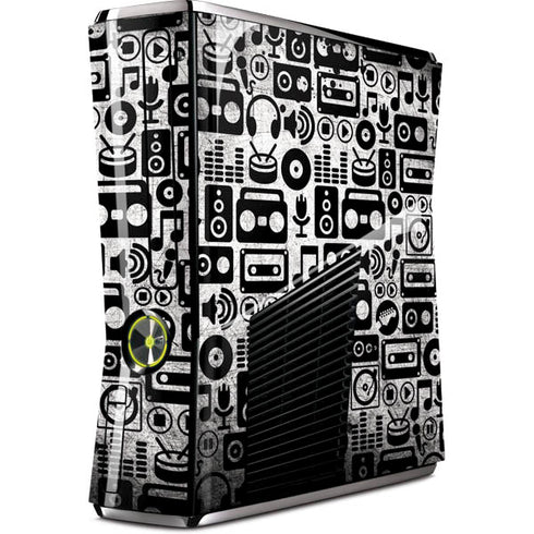 Music Pattern Xbox 360 Slim (2010) Skin