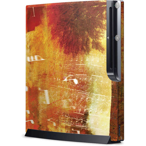 Falling Notes Playstation 3 & PS3 Slim Skin