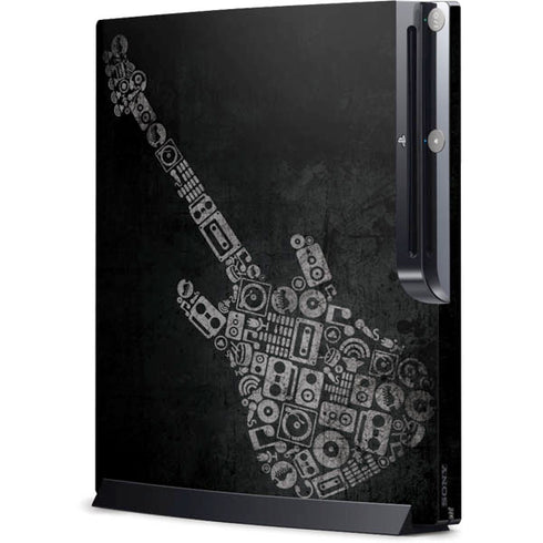 Guitar Pattern Playstation 3 & PS3 Slim Skin