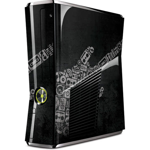 Guitar Pattern Xbox 360 Slim (2010) Skin