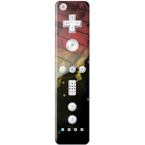Rasta Color Keys Wii Remote Controller Skin