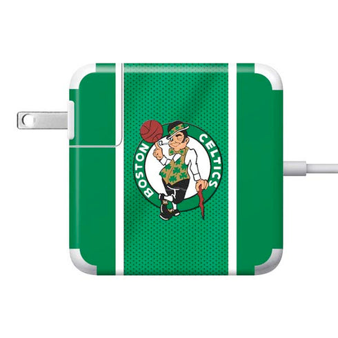 NBA Boston Celtics 85W Power Adapter (15 and 17 inch MacBook Pro Charger) Skin