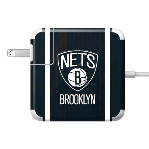 NBA Brooklyn Nets Jersey 85W Power Adapter (15 and 17 inch MacBook Pro Charger) Skin