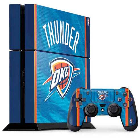 NBA Oklahoma City Thunder Blue Jersey PlayStation PS4 Skins