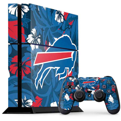 NFL Buffalo Bills Tropical Print PlayStation PS4 Skins