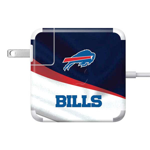 NFL Buffalo Bills 85W Power Adapter (15 and 17 inch MacBook Pro Charger) Skin