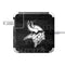 NFL Minnesota Vikings Black & White 85W Power Adapter (15 and 17 inch MacBook Pro Charger) Skin