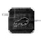 NFL Buffalo Bills Black & White 85W Power Adapter (15 and 17 inch MacBook Pro Charger) Skin