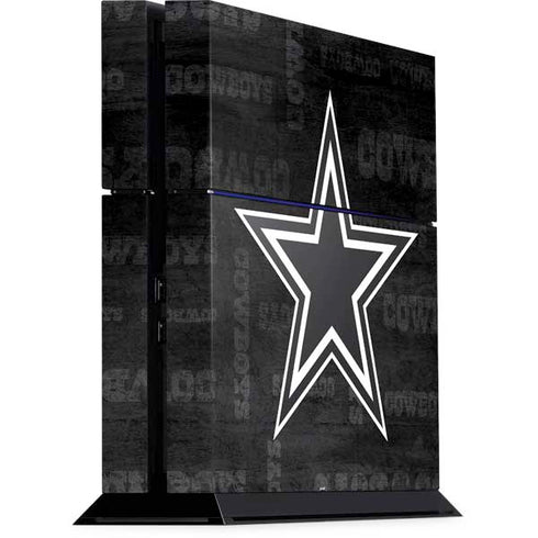 NFL Dallas Cowboys Black & White PlayStation PS4 Skins