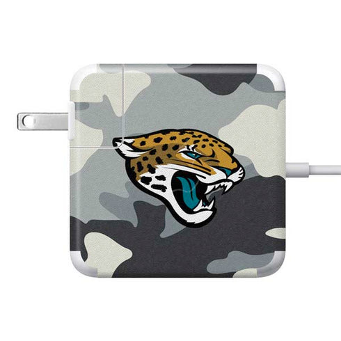 NFL Jacksonville Jaguars Camo 85W Power Adapter (15 and 17 inch MacBook Pro Charger) Skin