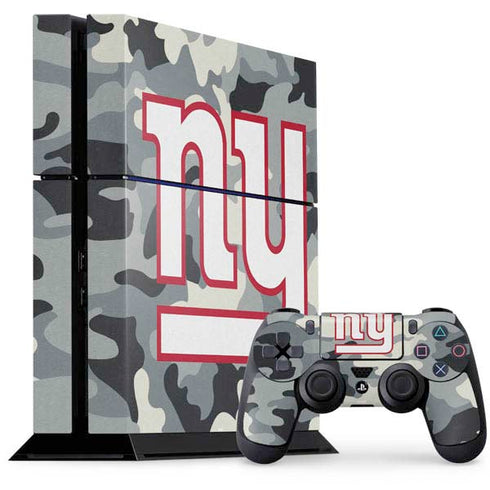 NFL New York Giants Camo PlayStation PS4 Skins