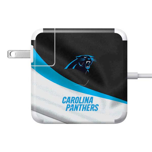 NFL Carolina Panthers 85W Power Adapter (15 and 17 inch MacBook Pro Charger) Skin