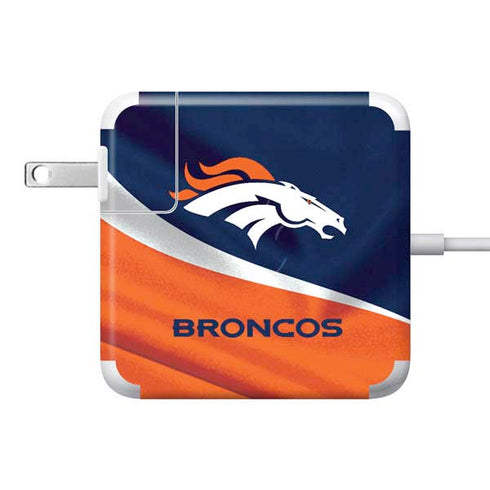 NFL Denver Broncos 85W Power Adapter (15 and 17 inch MacBook Pro Charger) Skin
